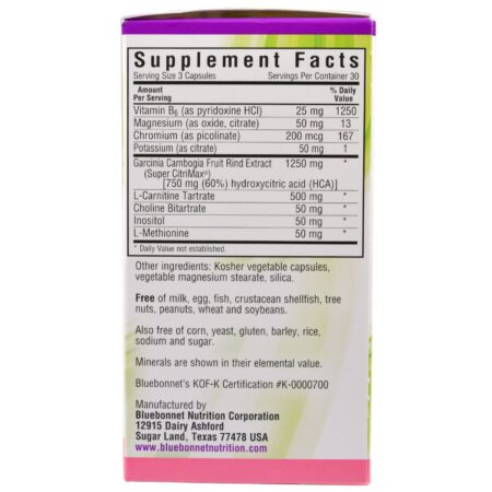 Bluebonnet Nutrition, Skinny Garcinia Weight Management Formula, 90 Vegetable Capsules - Image 2