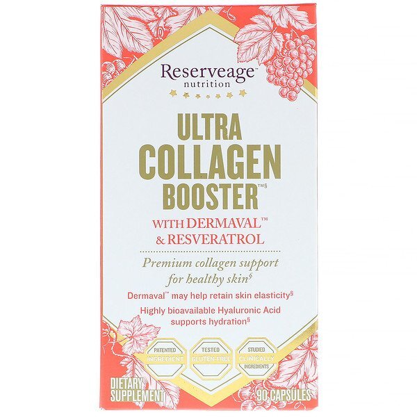 ReserveAge Nutrition, Ultra Impulsionador de Colágeno, 90 Cápsulas