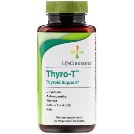 LifeSeasons, Thyro-T, Suporte para a Tireoide, 60 Cápsulas Vegetarianas