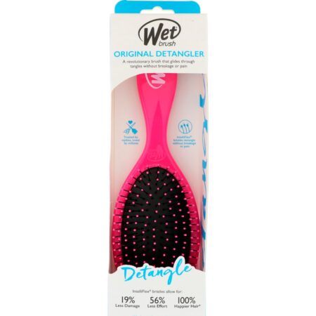 Wet Brush, Escova Original Detangler, Pink, 1 Escova - Image 2