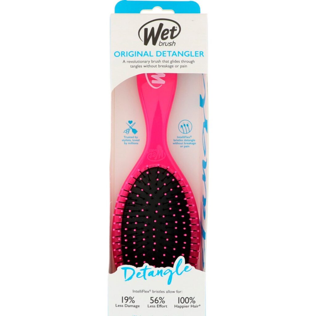 Wet Brush, Escova Original Detangler, Pink, 1 Escova - Imagem 2