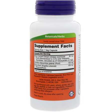 Now Foods, Raiz de erva-de-são-cristovão, 80 mg, 90 cápsulas - Image 2