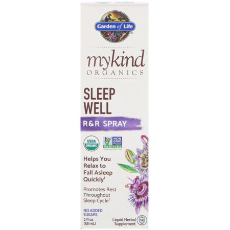 Garden of Life, MyKind Organics, Sleep Well, Spray R&R, 58 ml (2 fl oz)