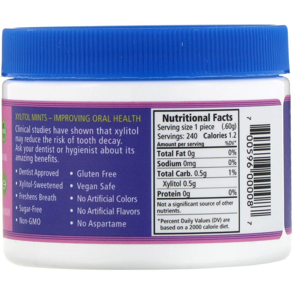 Xlear, Spry, Berryblast Mints, Sem Açúcar, 240 Unidades (144 g) - Imagem 2
