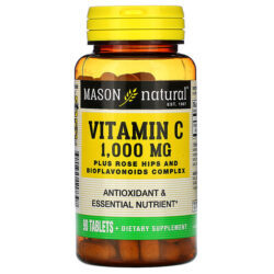 Mason Natural, Vitamina C, 1.000 mg, 90 Comprimidos
