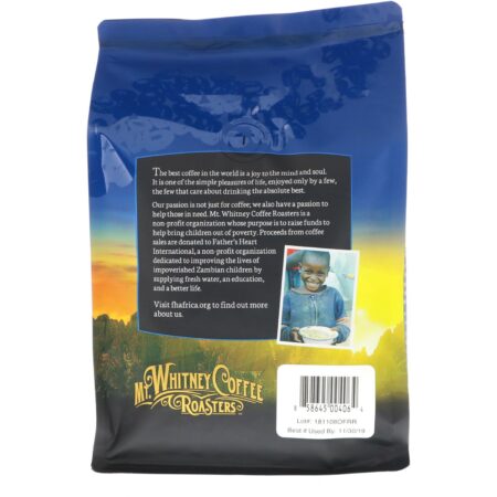 Mt. Whitney Coffee Roasters, Torra francesa orgânica, café em grãos, torra escura, 12 oz. (340 g) - Image 2