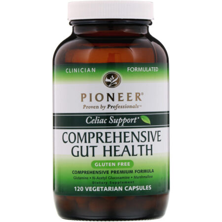 Pioneer Nutritional Formulas, Saúde Intestinal Ampla, Auxílio Celíaco, 120 cáps. vegetarianas - Image 3