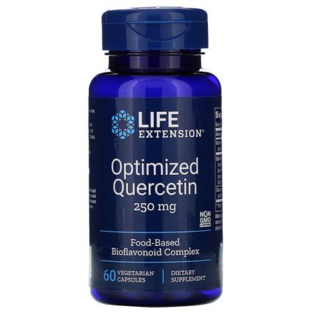 Life Extension, Quercetina Otimizada, 250 mg, 60 Cápsulas Vegetarianas