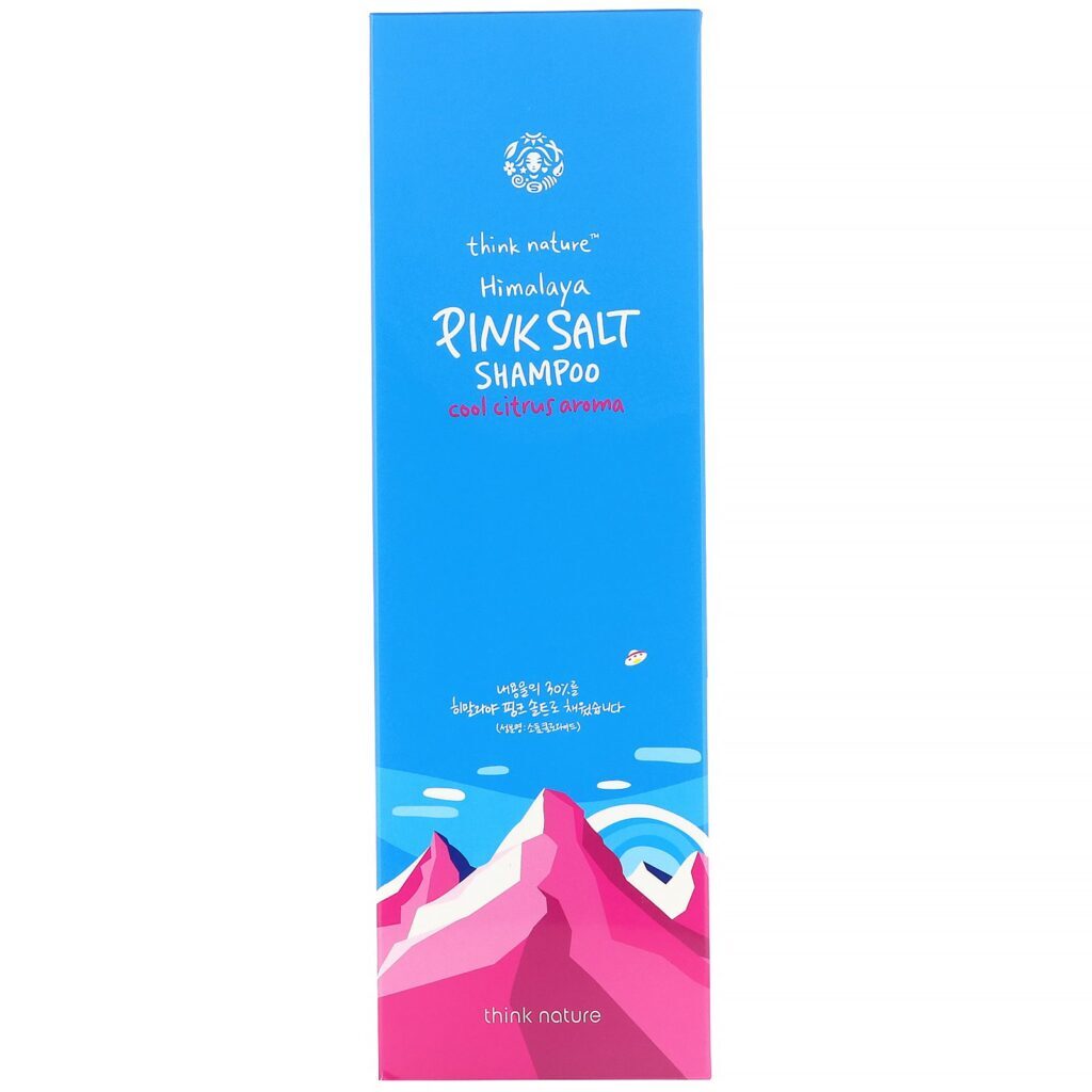 Think Nature, Shampoo de Sal Rosa do Himalaia, Aroma Cítrico Refrescante, 270 g (9,52 oz) - Imagem 2