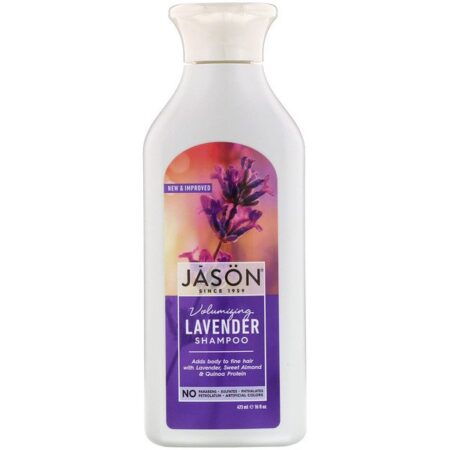 Jason Natural, Shampoo Natural Puro, Lavanda Volumizadora, 16 fl oz (473 ml)