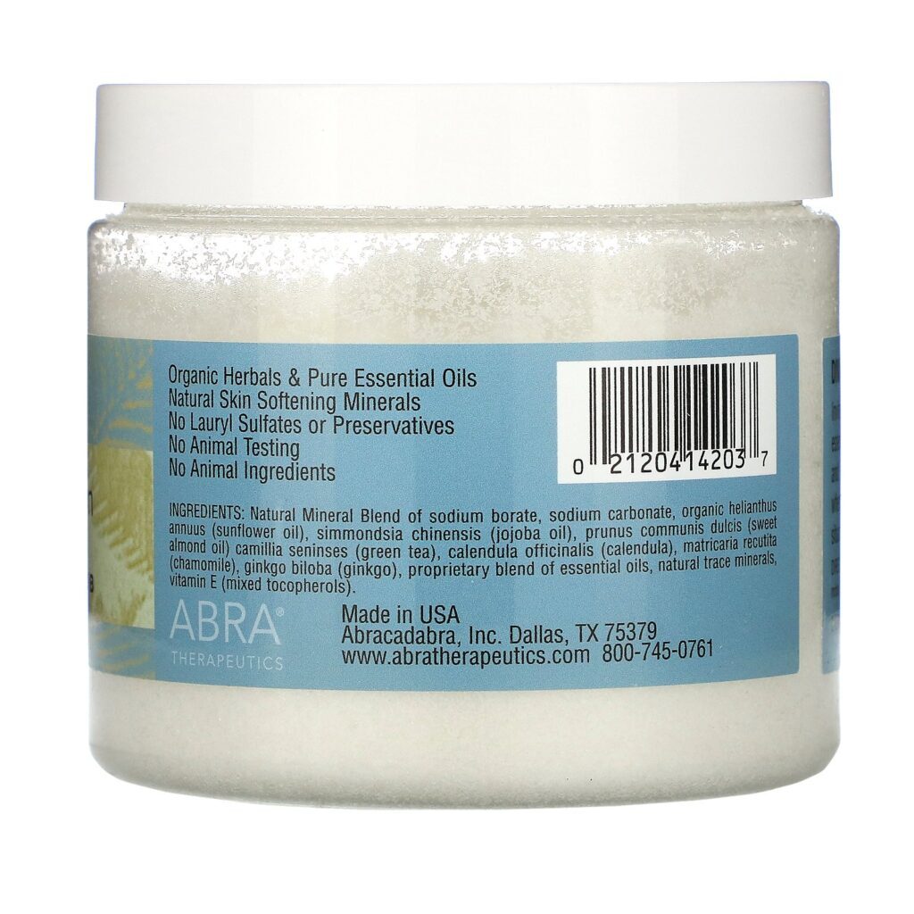 Abra Therapeutics, Esfoliação Corporal natural, inspiração divina, Neroli & Sândalo, 10 oz (283 g) - Imagem 2