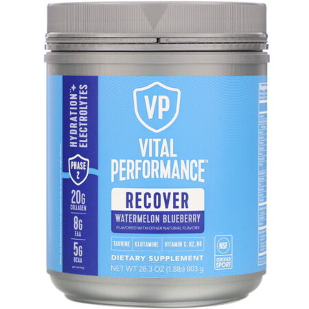 Vital Proteins, Vital Performance, Recover, Watermelon Blueberry, 28.3 oz (803 g)