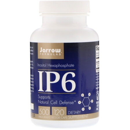 Jarrow Formulas, IP6, Inositol Hexafosfato, 500 mg, 120 Cápsulas Vegetais