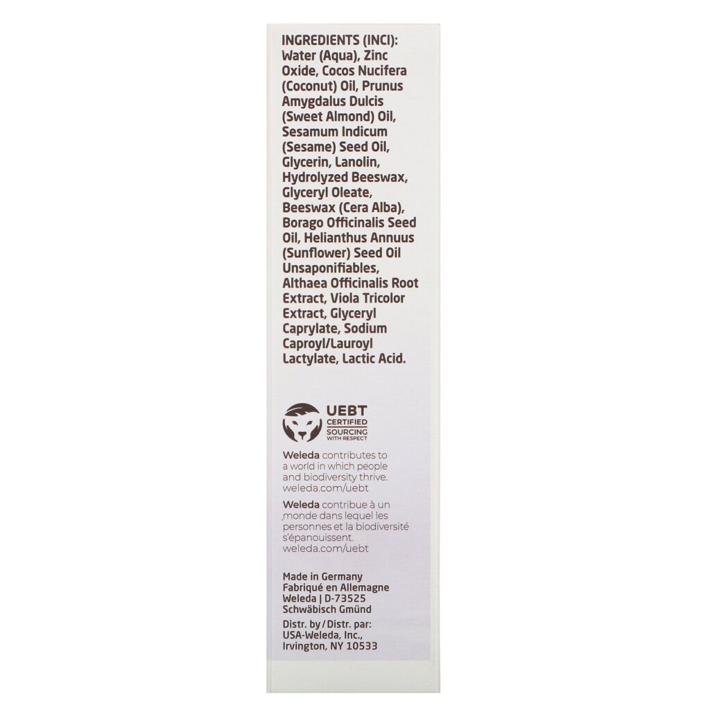 Weleda, Baby, Diaper Care Cream, White Mallow Extracts, 1.7 fl oz (50 ml) - Imagem 3