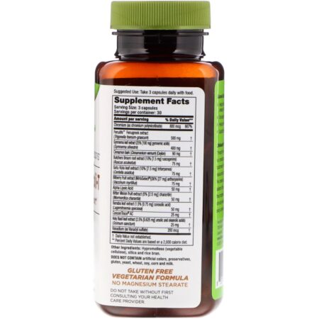 LifeSeasons, Glucose Stabili-T, Manutenção do Açúcar no Sangue, 90 Cápsulas Vegetarianas - Image 2