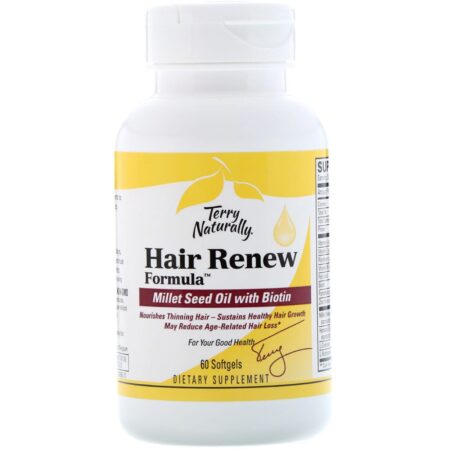 Terry Naturally, Fórmula de renovação capilar, 60 Softgels - Image 3