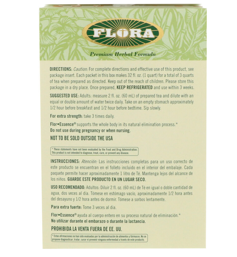 Flora, Flor·Essence, desintoxicação suave para todo o corpo, 63 g (2 1/8 oz) - Imagem 3