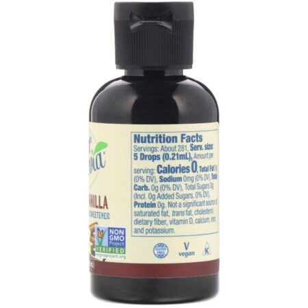 Now Foods, Melhor Stevia, Adoçante Líquido, Baunilha e Canela, 2 fl oz (60 ml) - Imagem 2