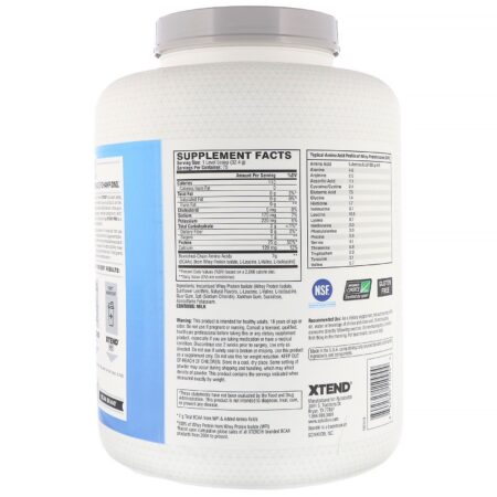 Xtend, Xtend Pro, Isolado de Whey, Sorvete de Baunilha, 2,27 kg (5 lb) - Image 2