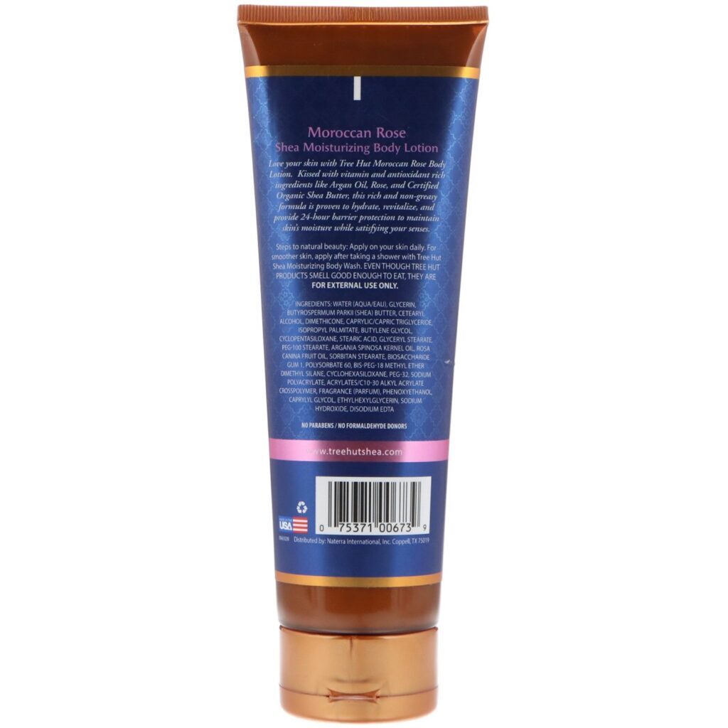 Tree Hut, Shea Moisturizing Body Lotion, Moroccan Rose, 9 oz (255 g) - Imagem 2