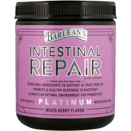 Barlean's, Intestinal Repair, Sabor Frutas Mistas, 6,35 oz (180 g) - Image 3