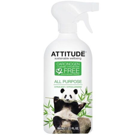 ATTITUDE, Multiuso, Cítrico, frasco de 27,1 oz (800 ml)