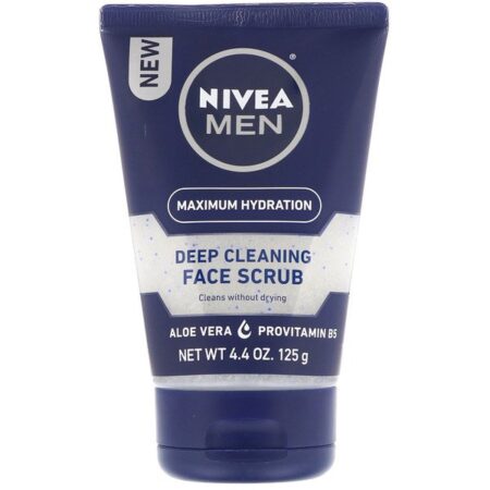 Nivea, Esfoliação Facial e Limpeza Profunda, para Homens, Original, 4.4 oz (125 g)