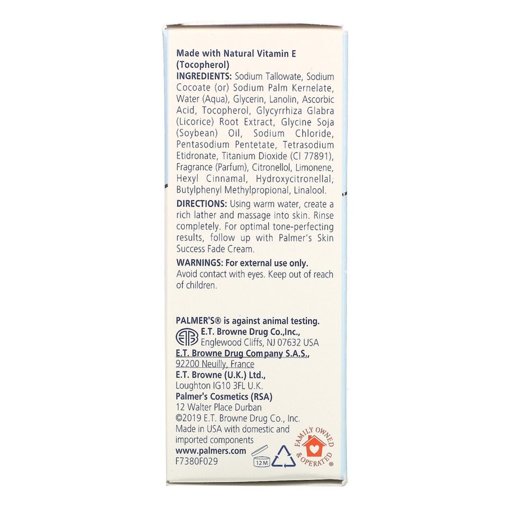 Palmer's, Skin Success with Vitamin E, Complexion Bar, 3.5 oz (100 g) - Imagem 2
