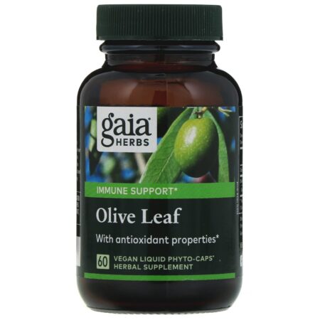 Gaia Herbs, Folha de Oliveira, 60 Cápsulas fito l´quidas vegetarianas - Image 3