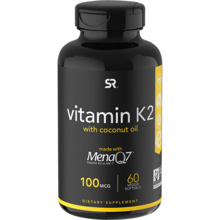 Sports Research, Vitamina K2, 100 mcg, 60 Cápsulas Softgel Vegetais