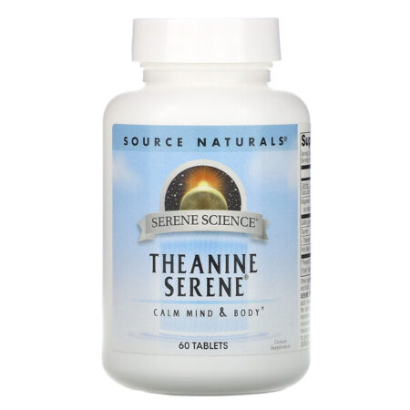 Source Naturals, Teanina Serena, 60 Comprimidos