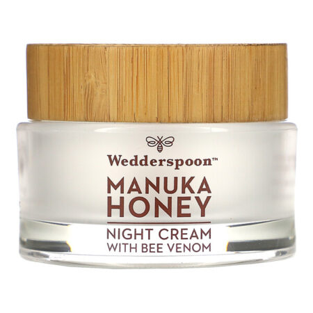 Wedderspoon, Creme Noturno de Mel de Manuka com Abelha Venom, 50 ml