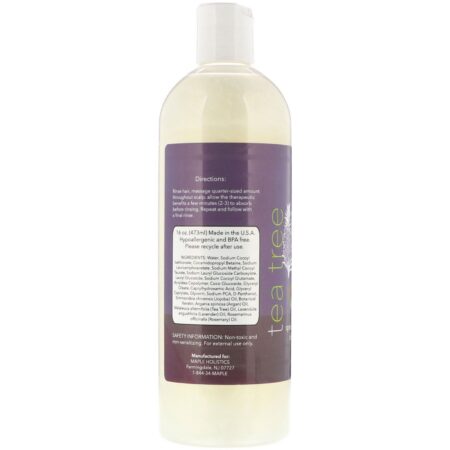 Maple Holistics, Tea Tree, Special Formula Shampoo, 16 oz (473 ml) - Image 2