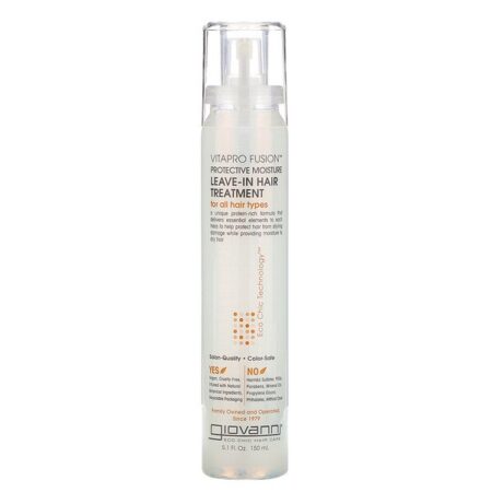 Giovanni, Vitapro Fusion, Hidratação protetora, Tratamento capilar leave-in, 150 ml