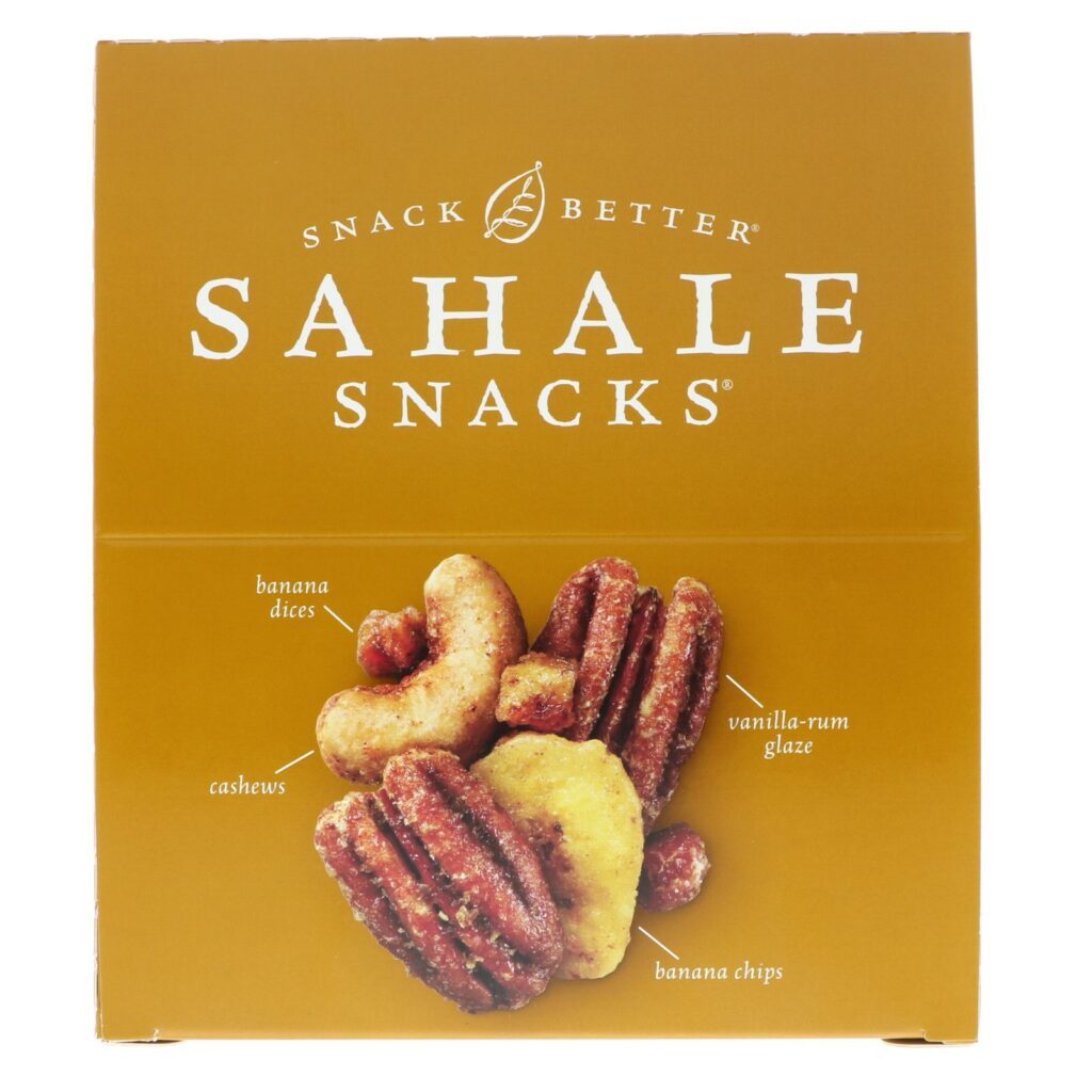 Sahale Snacks, Glazed Mix, Banana Rum Pecans, 9 Packs, 1.5 oz (42.5 g) Each - Imagem 2
