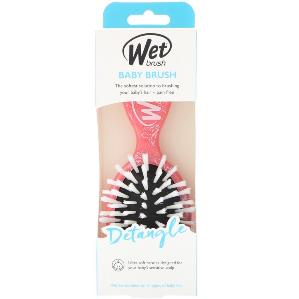 Wet Brush, Escova para Bebê, Desembaraço, Leão, 1 Escova - Imagem 2