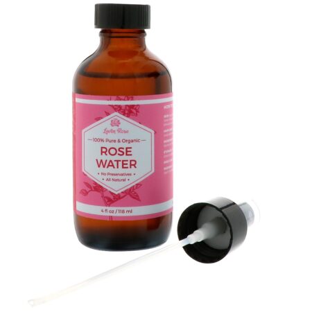 Leven Rose, Água de rosas 100% pura e orgânica, 4 fl oz (118 ml) - Image 3