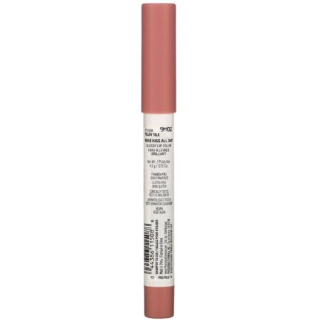 Physicians Formula, Rose Kiss All Day, Glossy Lip Color, Pillow Talk, 0.15 oz (4.3 g) - Image 2