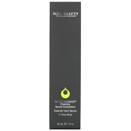 Juice Beauty, Phyto-Pigments, Flawless Serum Foundation, 11 Rosy Beige, 1 fl oz (30 ml) - Image 2