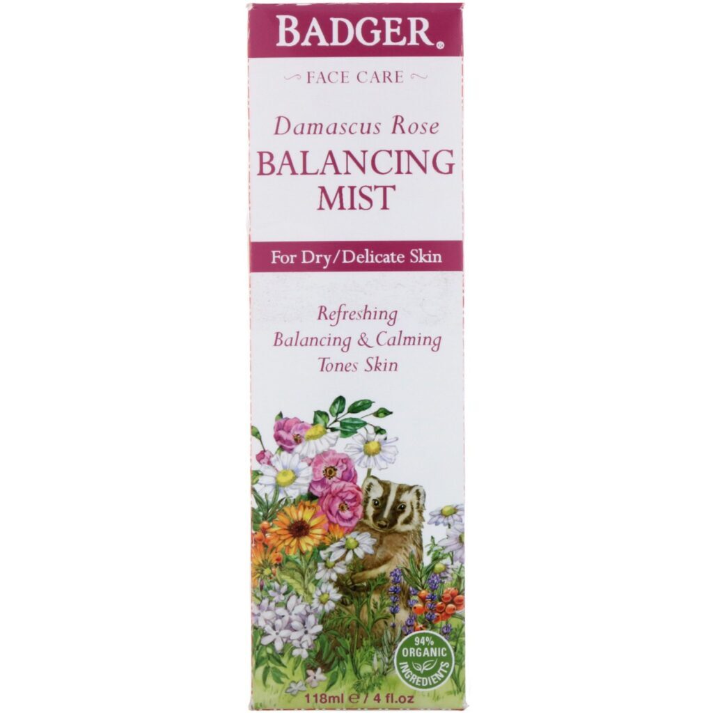 Badger Company, Rosa Damascena, Névoa de Equilíbrio, 4 fl oz (118 ml) - Imagem 2