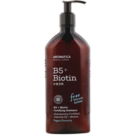 Aromatica, B5 + Biotin, Fortifying Shampoo, 13.5 fl oz (400 ml)