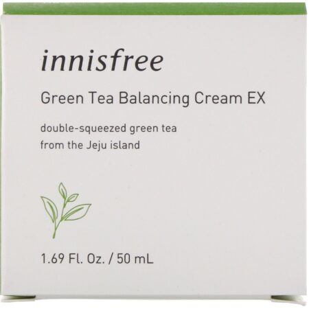 Innisfree, Green Tea Balancing Cream EX, 1.69 oz (50 ml) - Image 2