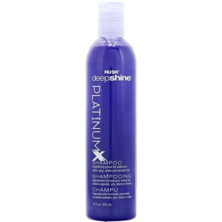 Rusk, Deepshine, Platinum X, shampoo, 355 ml