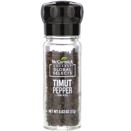 McCormick Gourmet Global Selects, Timut Pepper From Nepal, 0.63 oz (17 g)