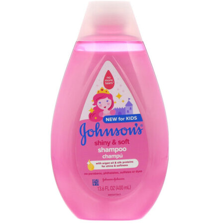 Johnson & Johnson, Kids, Brilho e Maciez, Shampoo, 13,6 fl oz (400 ml)