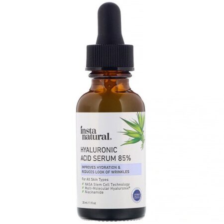 InstaNatural, Hyaluronic Acid Serum 85%, Anti-Aging, 1 fl oz (30 ml)