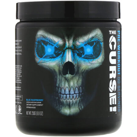 JNX Sports, The Curse, Pré-treino, Framboesa Azul, 8,8 oz (250 g)