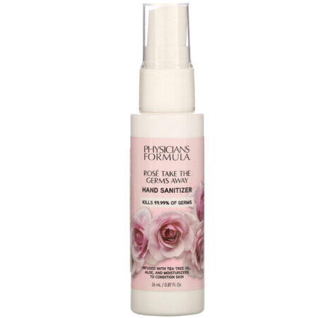 Physicians Formula, Rose Take the Germs Away, Hand Sanitizer, 0.87 fl oz (26 ml)