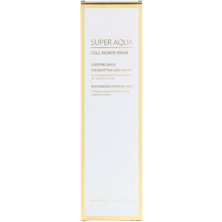 Missha, Super Aqua, Snail para Renovação Celular, Máscara para Dormir, 3,7 fl oz (110 ml) - Image 2