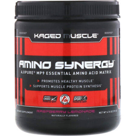 Kaged Muscle, Amino Synergy, Limonada de Framboesa, 6,74 oz (191 g)